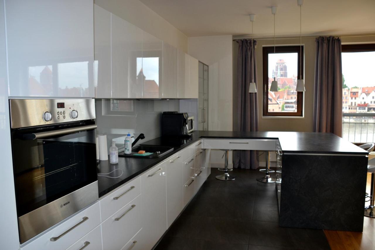 Apartamenty Centrum Nad Motlawa Z Widokiem Na Patio Z Balkonem Gdansk Exterior photo