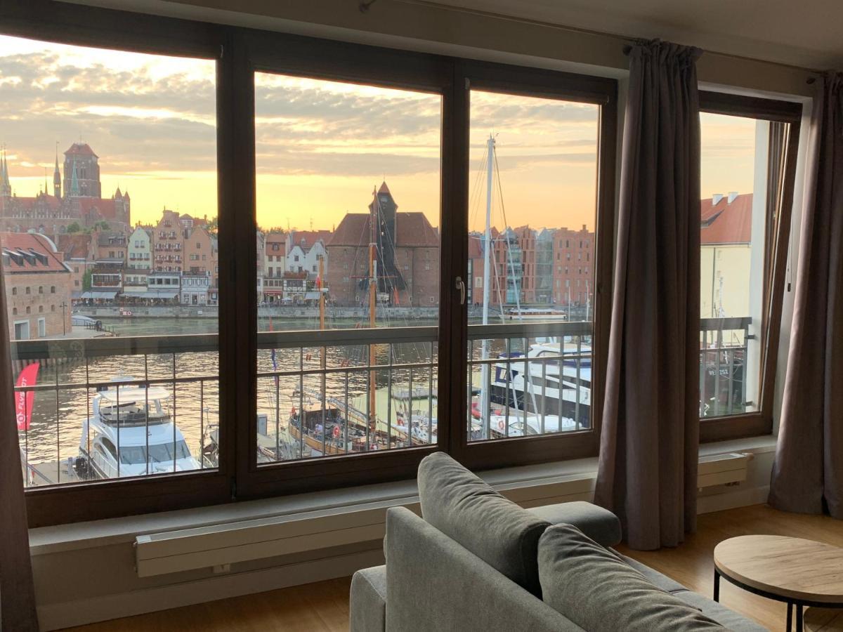 Apartamenty Centrum Nad Motlawa Z Widokiem Na Patio Z Balkonem Gdansk Exterior photo