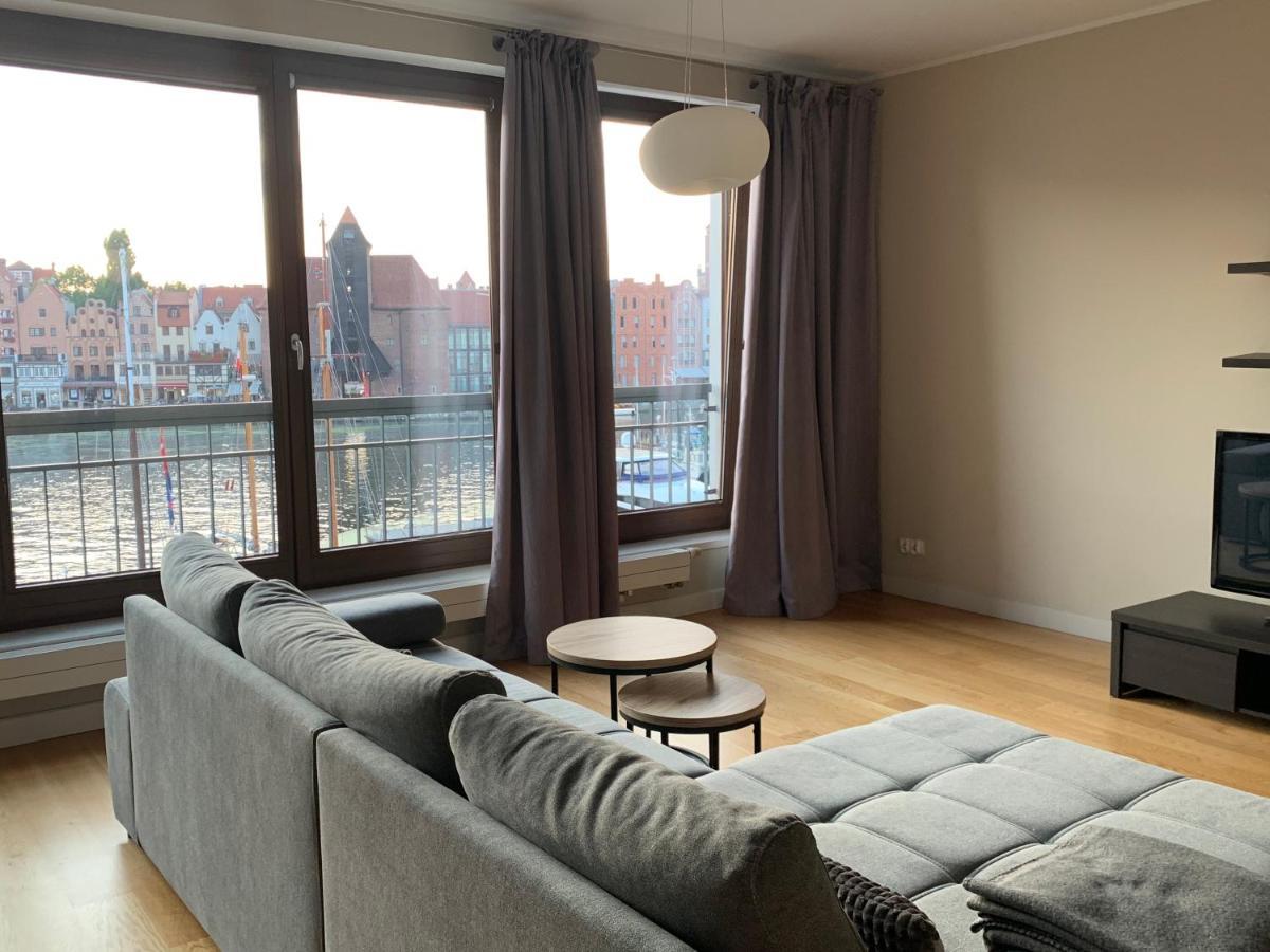 Apartamenty Centrum Nad Motlawa Z Widokiem Na Patio Z Balkonem Gdansk Exterior photo